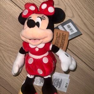 Disney Black and Red Plush Toy with Yellow Shoes